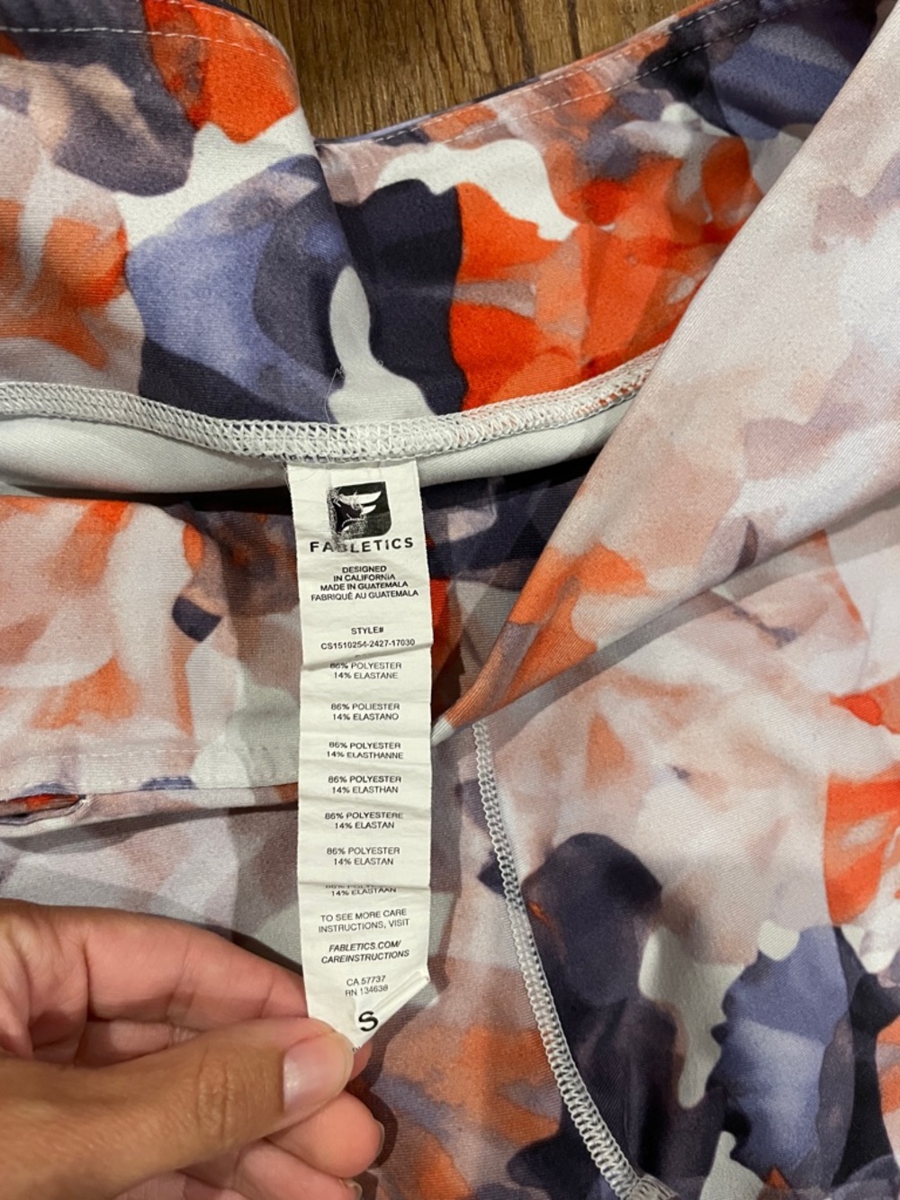 Fabletics Multi-Color Active Leggings - Picture 2 of 4